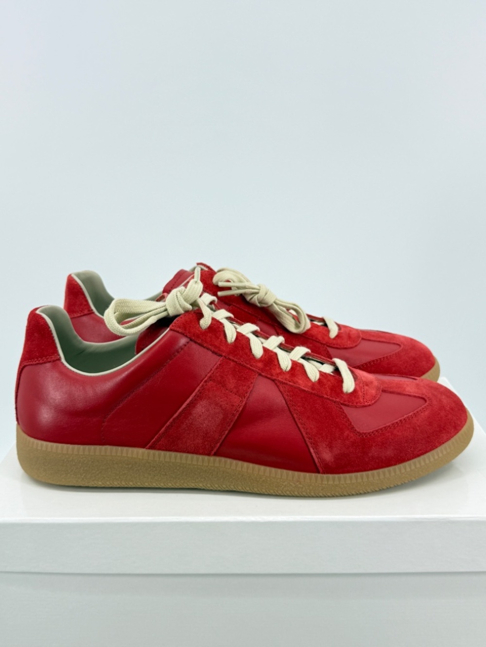 Maison Margiela GAT Low Red Suede